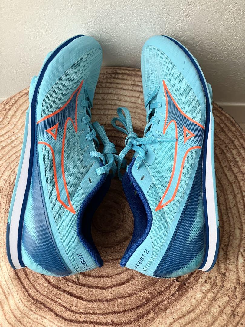 MIZUNO 陸上 短距離　中距離　スパイク　X FIRST2 ターコイズ　25
