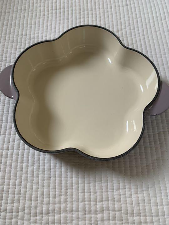 ルクルーゼ 20cm 0Vls5-m46283178880 プレートフルール 爆買い特価