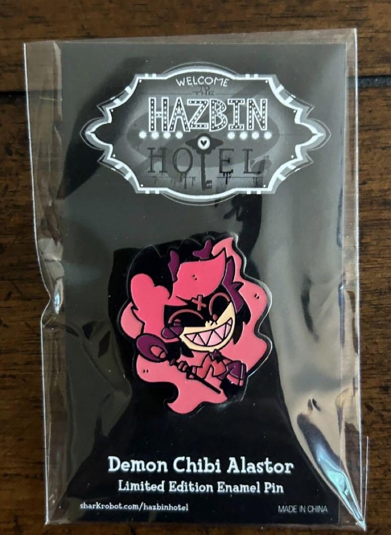 HAZBINHOTEL ハズビンホテル デーモンチビ アラスター ピン 完売