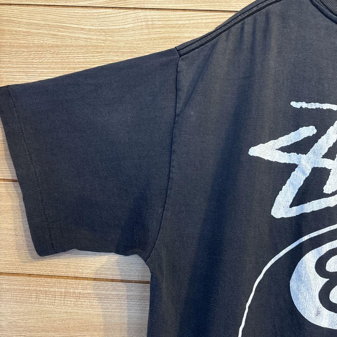 【希少】80s old stussy 8ボール　Tシャツ黒タグ　L