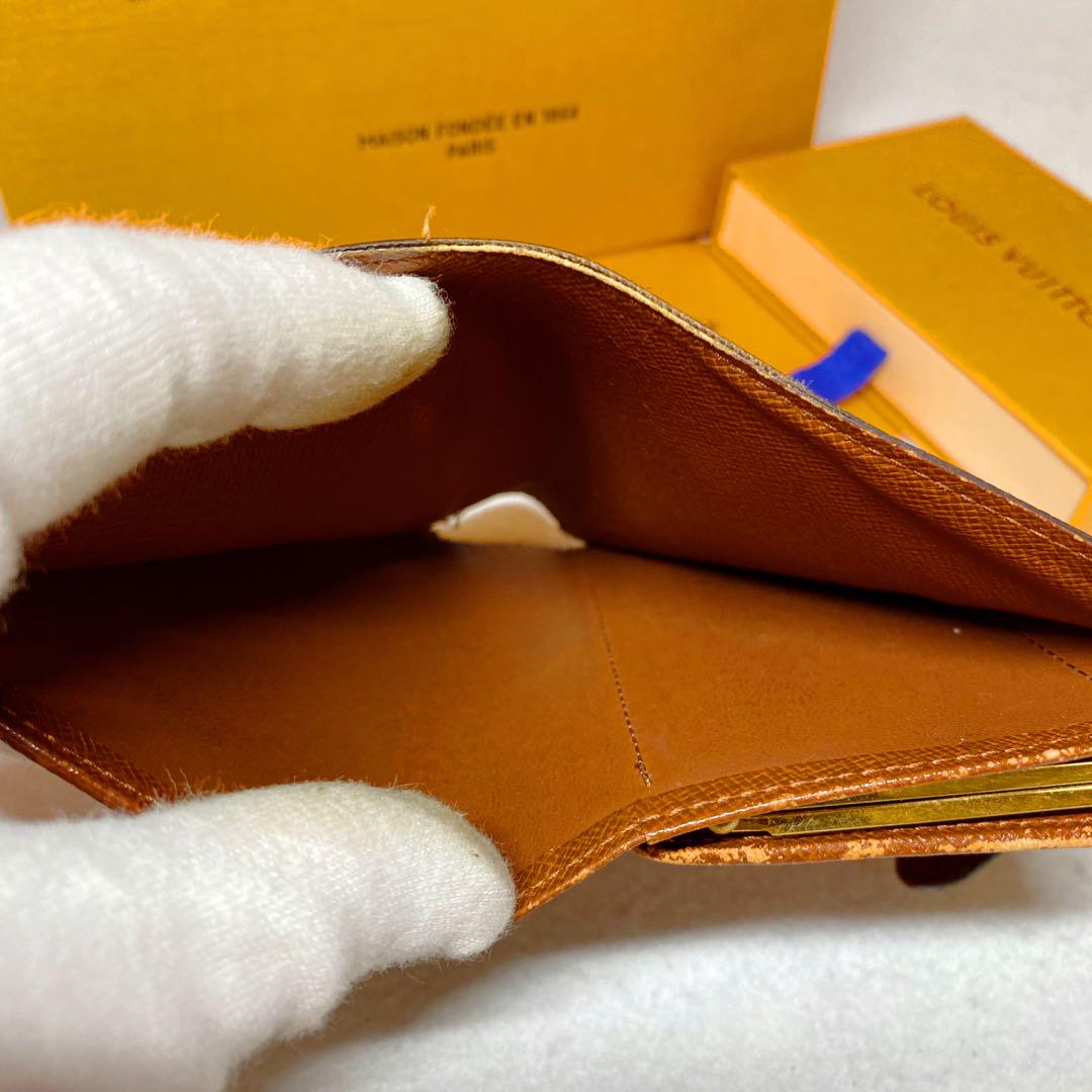 Louis Vuitton ルイヴィトン 折り財布 モノグラム ロゴ金具 PVC