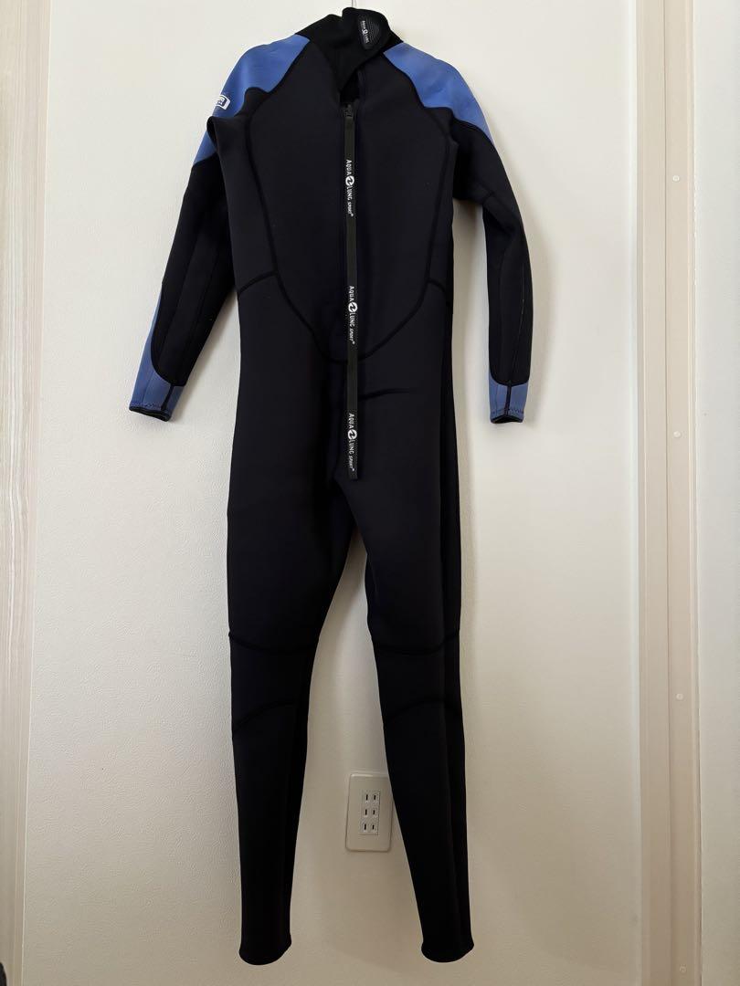 Aqualung フルウェットスーツ 黒・青