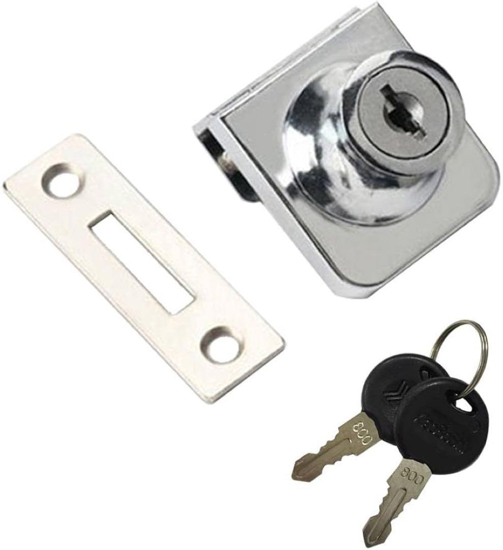 引き出しキャビネット用 ガラスショーケース ガラスドアキー付き DIY