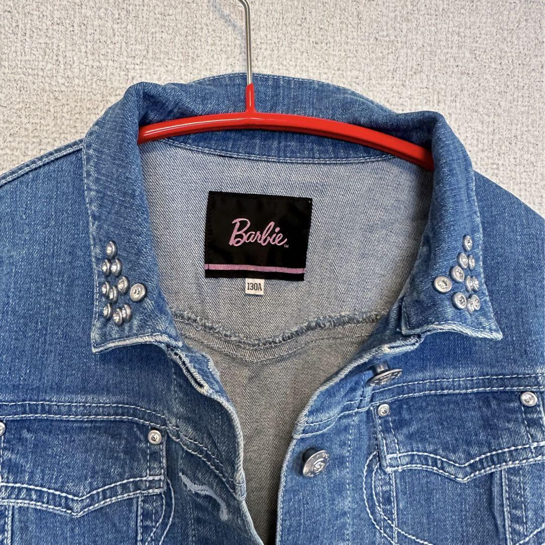 ☆Barbie☆バービー ピンク デニム Gジャン ジージャン デニム