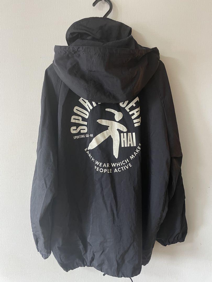 驚きの価格が実現！ フード付き Gear黒 Sporting HAI ナイロンジャケット メルカリ - 90s ジャケット・アウター