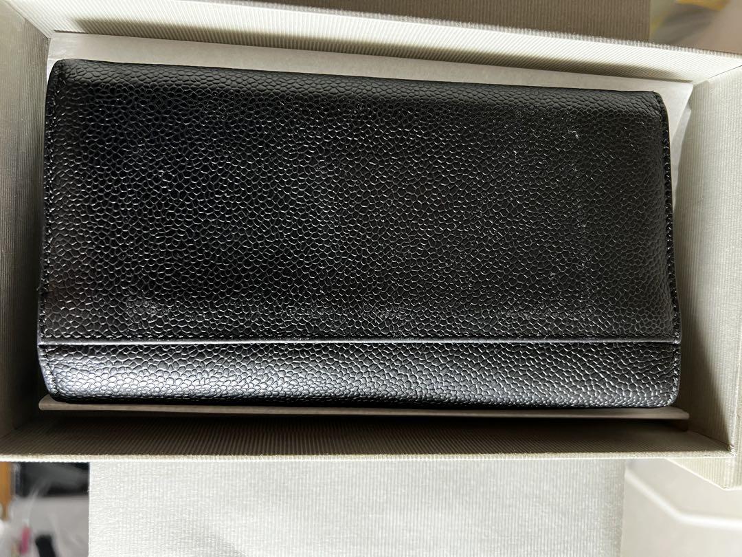 THOM BROWNE 二つ折り財布 ブラック