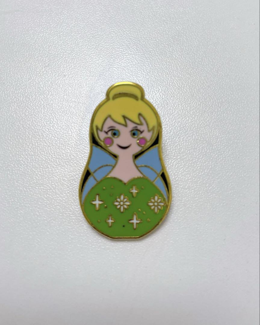 海外ディズニー プリンセス マトリョーシカ ピンバッジ 16個セット 海外 ディズニー マトリョーシカ ティンカーベル ピンバッジ