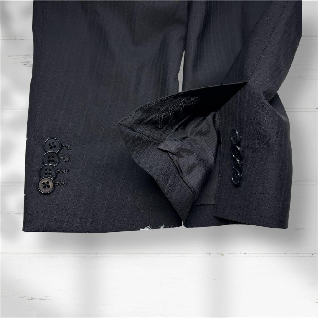 美品✨スーツカンパニー セットアップ スーツ ブラック A7 スーツ／フォーマル／2つボタン／無地／NR05 | SUIT SQUARE