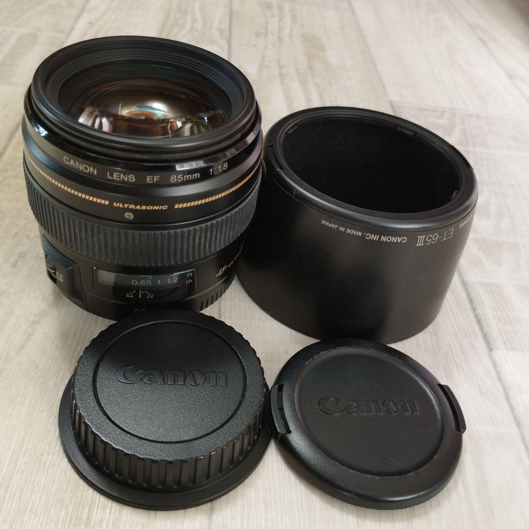 美品 EF85mm F1.8 USM フード付き - レンズ 美品 EF85mm F1.8 USM フード付き - レンズ