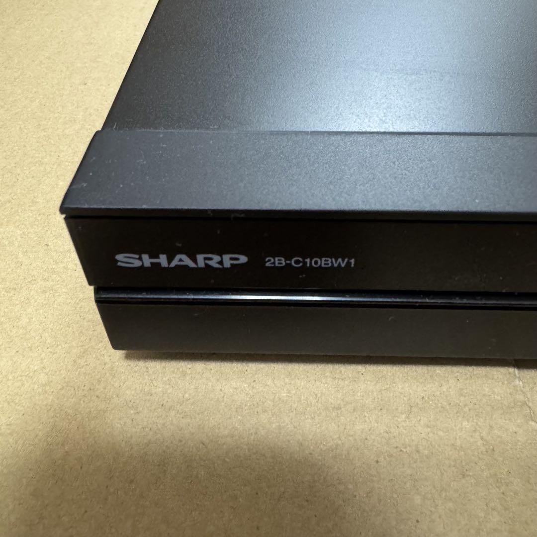 ☆美品☆2019年製◇シャープ 2B-C10BW1◇1TB、2番組同時録画
