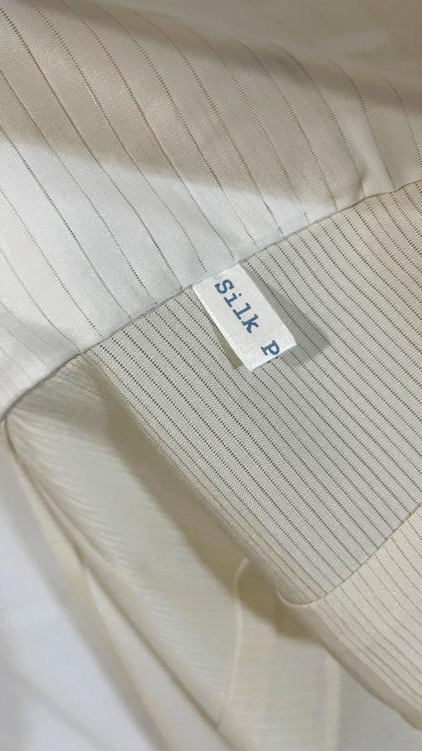 7月限定価格【新品】絽訪問着、夏袋帯、長襦袢セット　朝顔/クリーム色/正絹