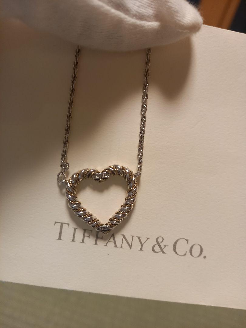 TIFFANY&Co. ティファニー ツイストハート ネックレス シルバー