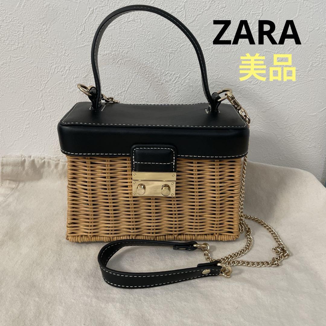 ZARA かご カゴ バッグ ショルダー ストラップ 新品 - メルカリ