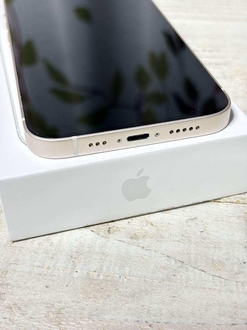 iphone13 128GB simフリー スターライト バッテリー78%