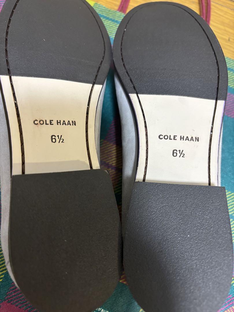 【限定セール！】 Cole Haan スエード ローファー 6½ グレー 靴