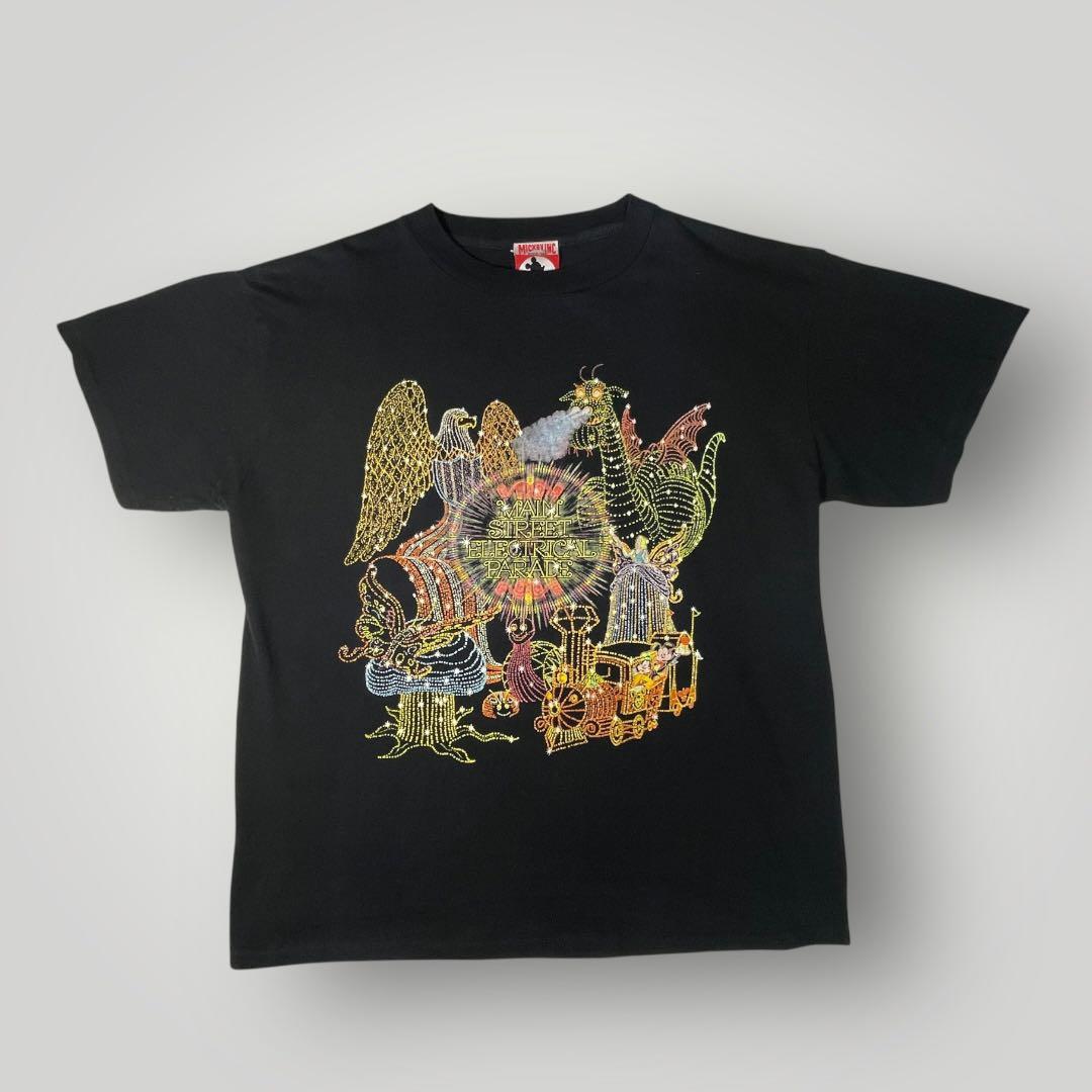 90s DisneyヴィンテージMICKEY INエレクトリカルパレードTシャツ 90s