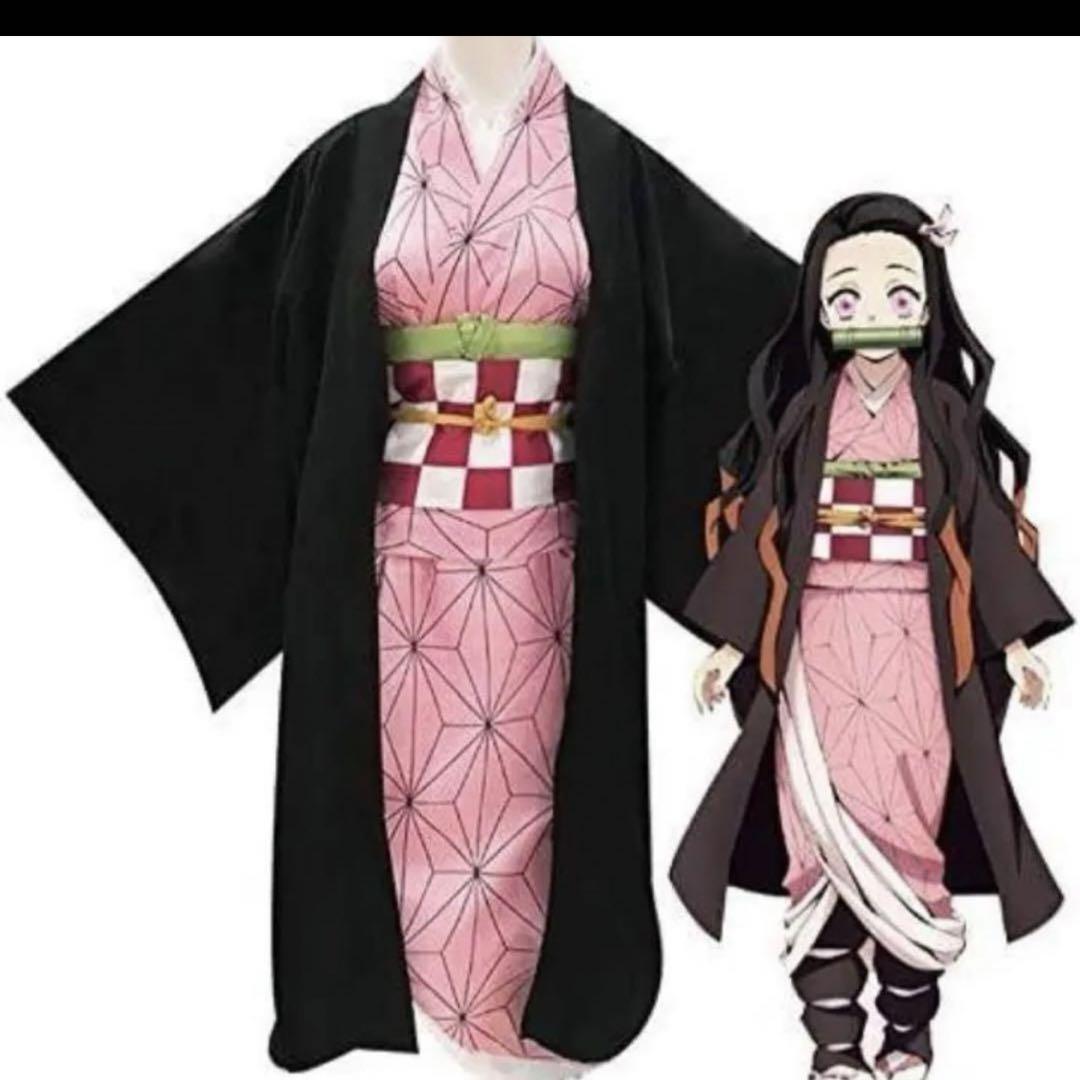 鬼滅の刃 竈門 禰豆子 和服 着物 ねずこ コスプレ 大人