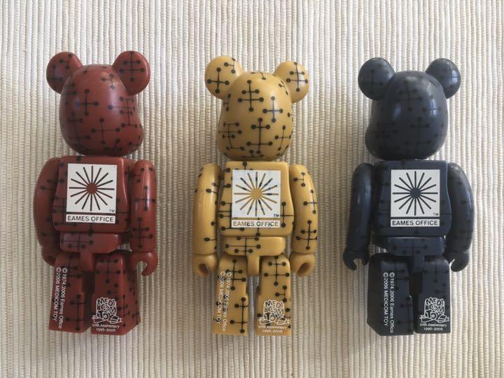 ☆イームズオフィス☆ベアブリック☆ BE@RBRICK☆3体セット