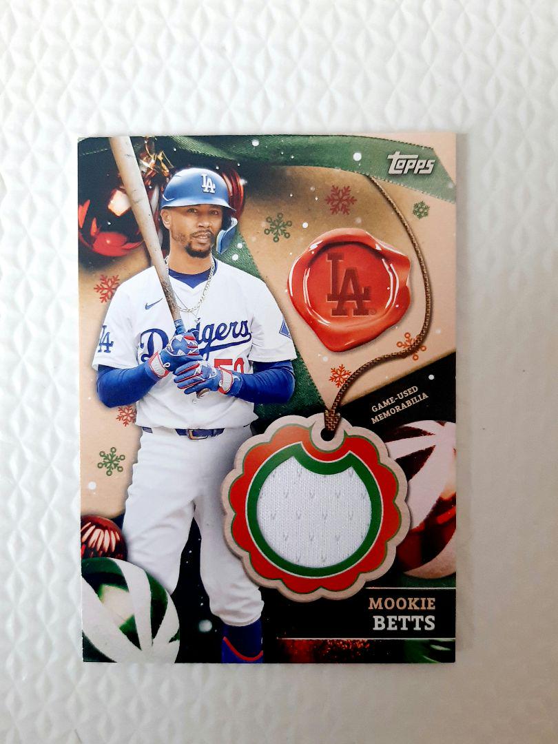 ムーキーベッツ レリックカード topps　実着用　ジャージカード