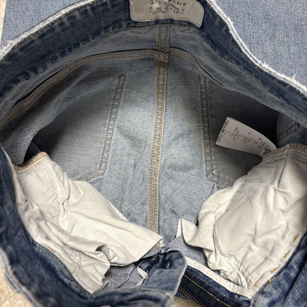 伊製 美品】ジバンシーデニムパンツ 34サイズ S サイドロゴ