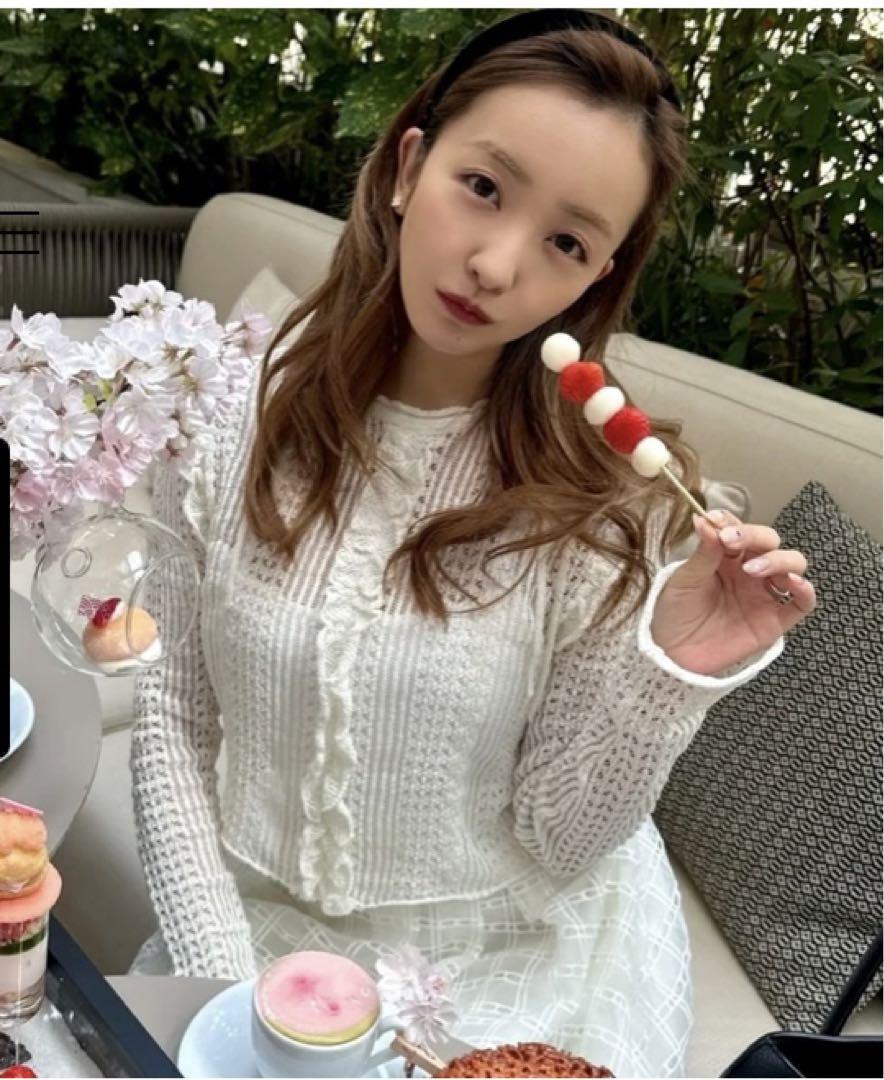 ロージールーチェ KNIT LACE BLOUSE rosy luch