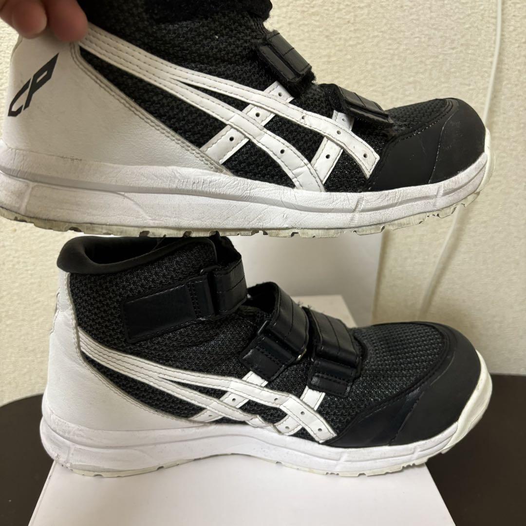 ASICS 安全靴　ハイカット　ブラック/ホワイト　26cm FCP203