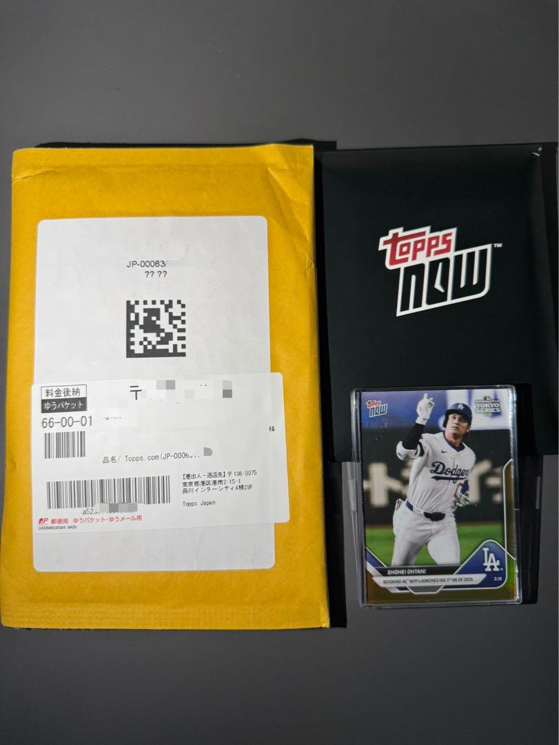 ★世界50枚限定★Topps now 大谷翔平選手 東京ドーム 第一号HR