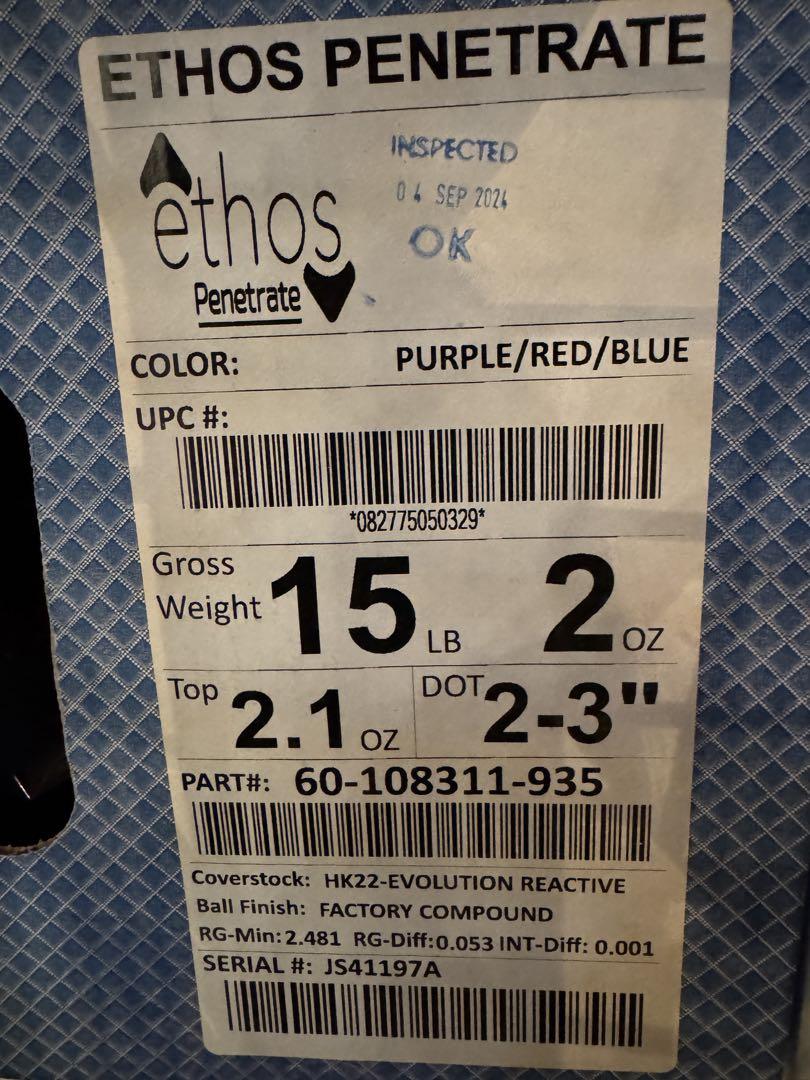 BRUNSWICK ETHOS PENETRATE イートス・ペネトレイト 丨
