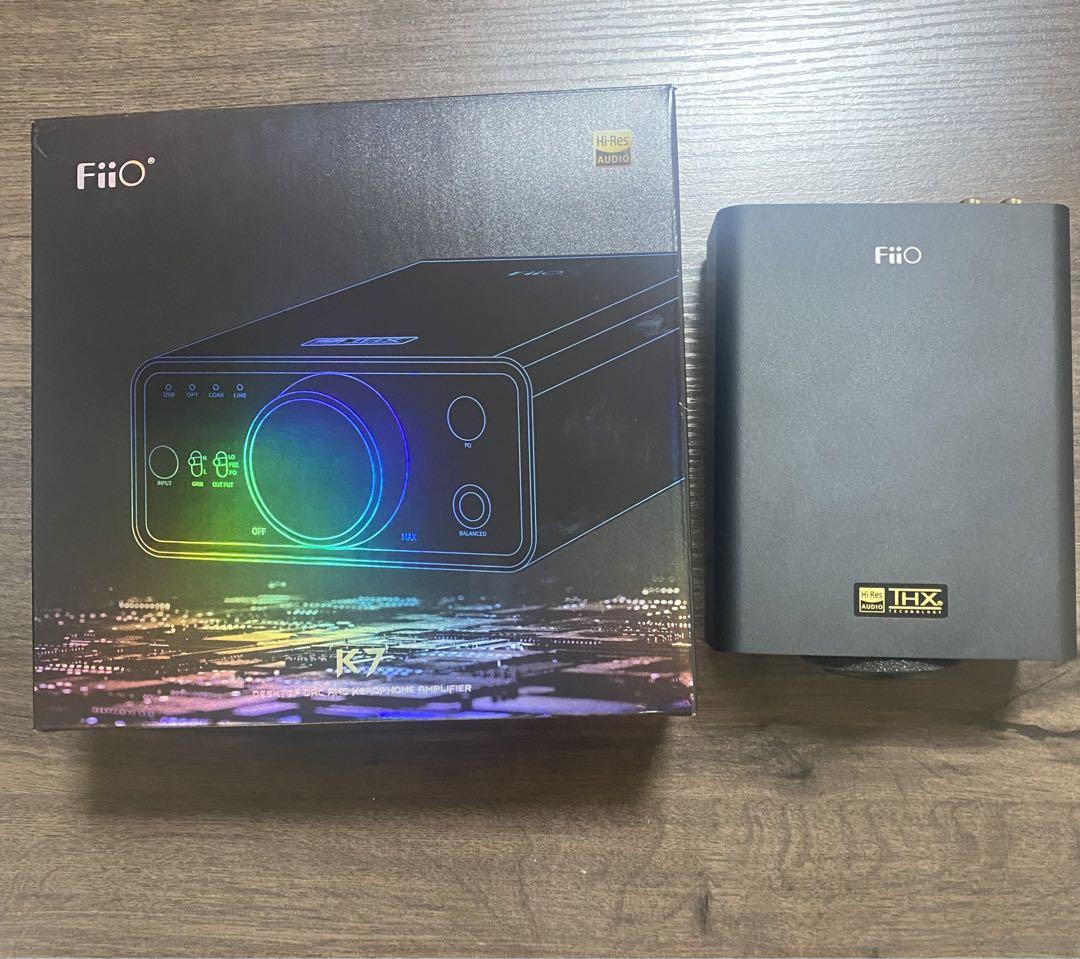 Fiio K7 + 光デジタル3m + 12V ノイズフィルター　セット販売