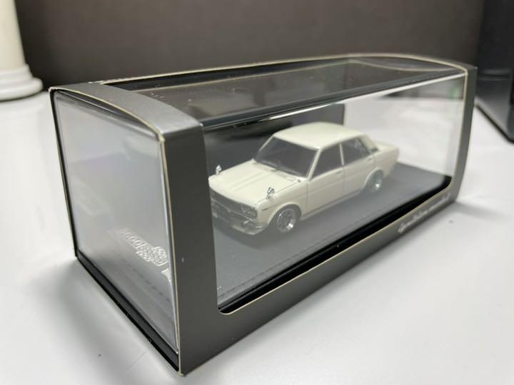 専用 セダン ホワイト ハヤシ 56ul7-m46307693471 イグニッションモデル 1:43 ブルーバード 低価超特価