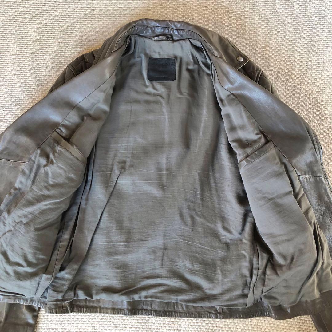 ALLSAINTS YUKU BIKER ダブルライダースジャケット ラムレザー ALLSAINTS YUKU BIKER ダブルライダースジャケット ラムレザー