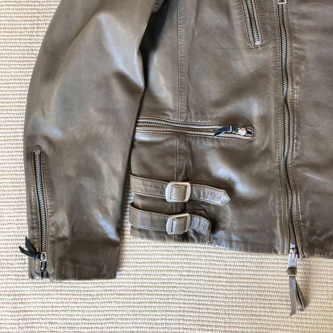 ALLSAINTS YUKU BIKER ダブルライダースジャケット ラムレザー ALLSAINTS YUKU BIKER ダブルライダースジャケット ラムレザー