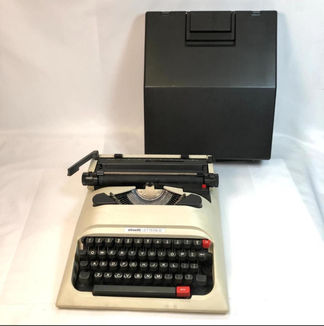 印字可能】タイプライター olivetti LETTERA 12 オリベッティ