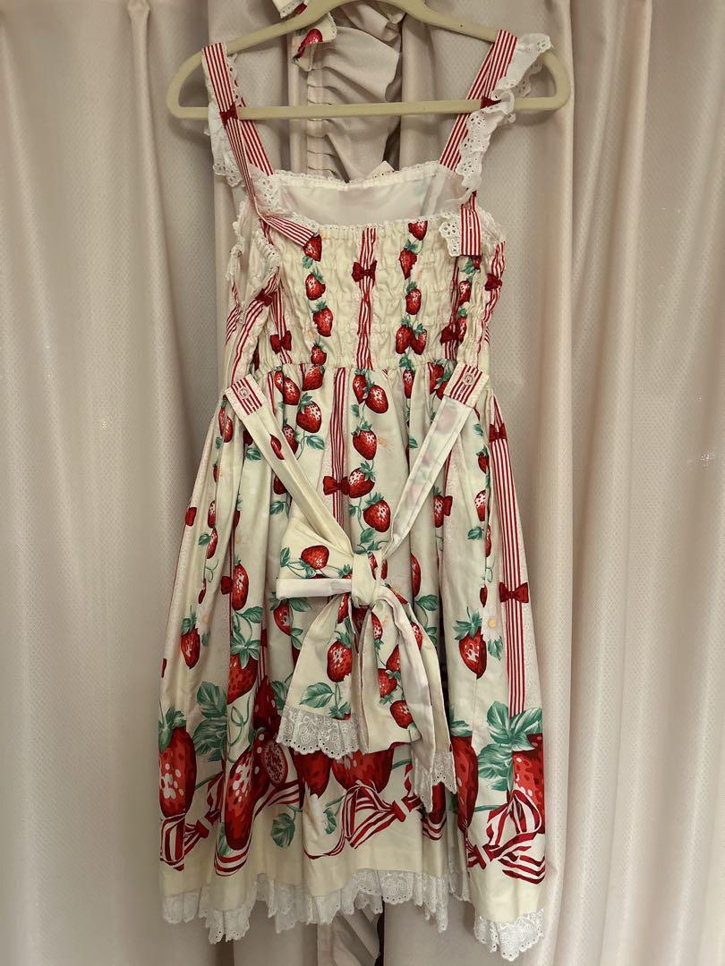 Angelic Pretty 摘みたていちご special JSKセット 白