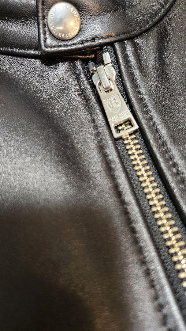 ブラックレーベル　クレストブリッジ　レザーシングルライダースジャケット M 黒