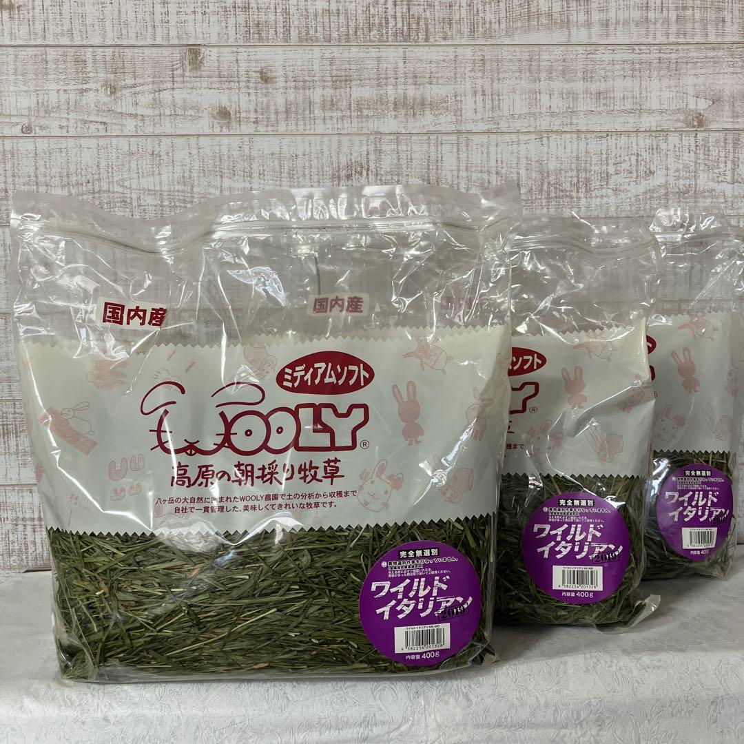 WOOLY ウーリー 高原の朝採り牧草 ワイルドイタリアン