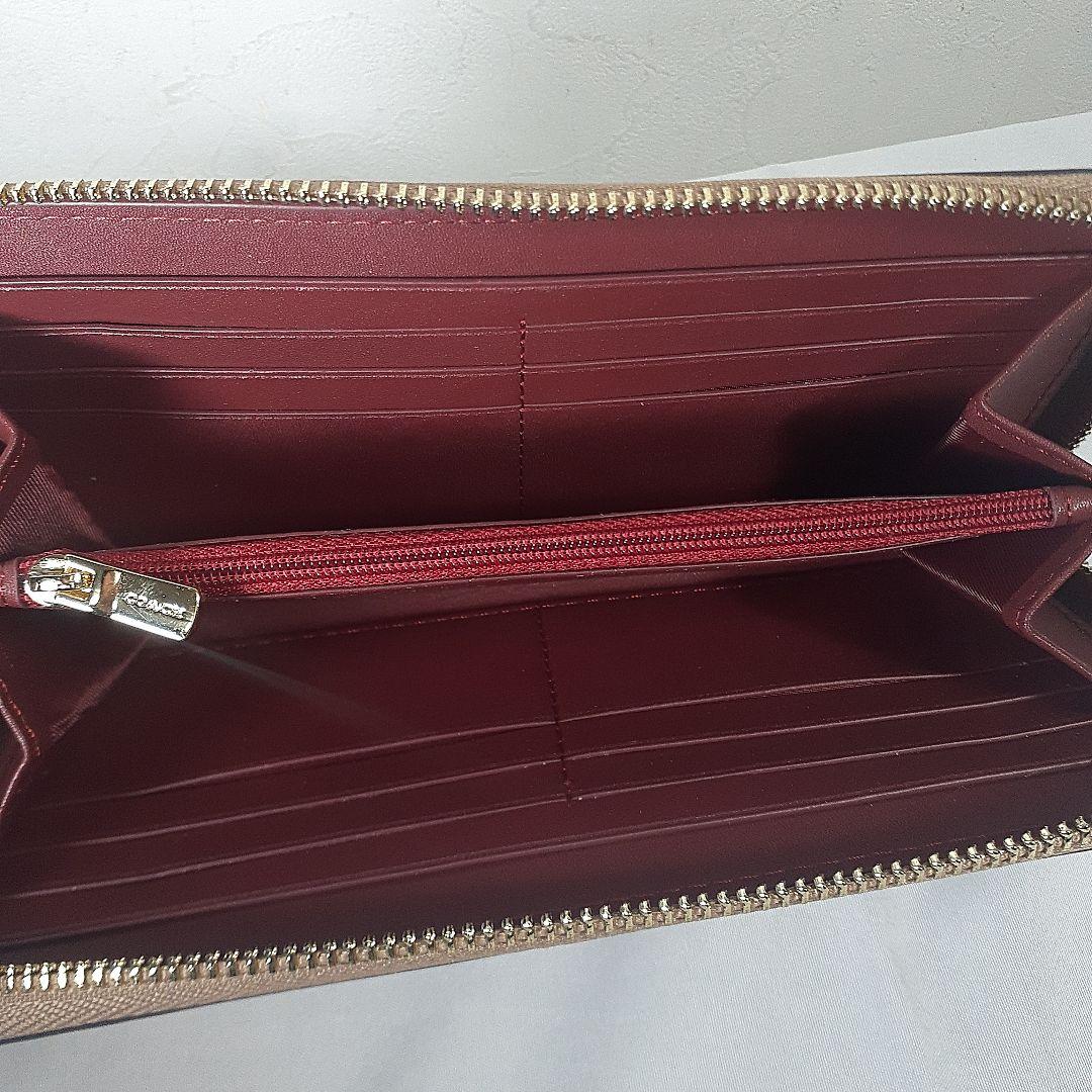 新品未使用　COACH財布 長財布 シグネチャー　花柄