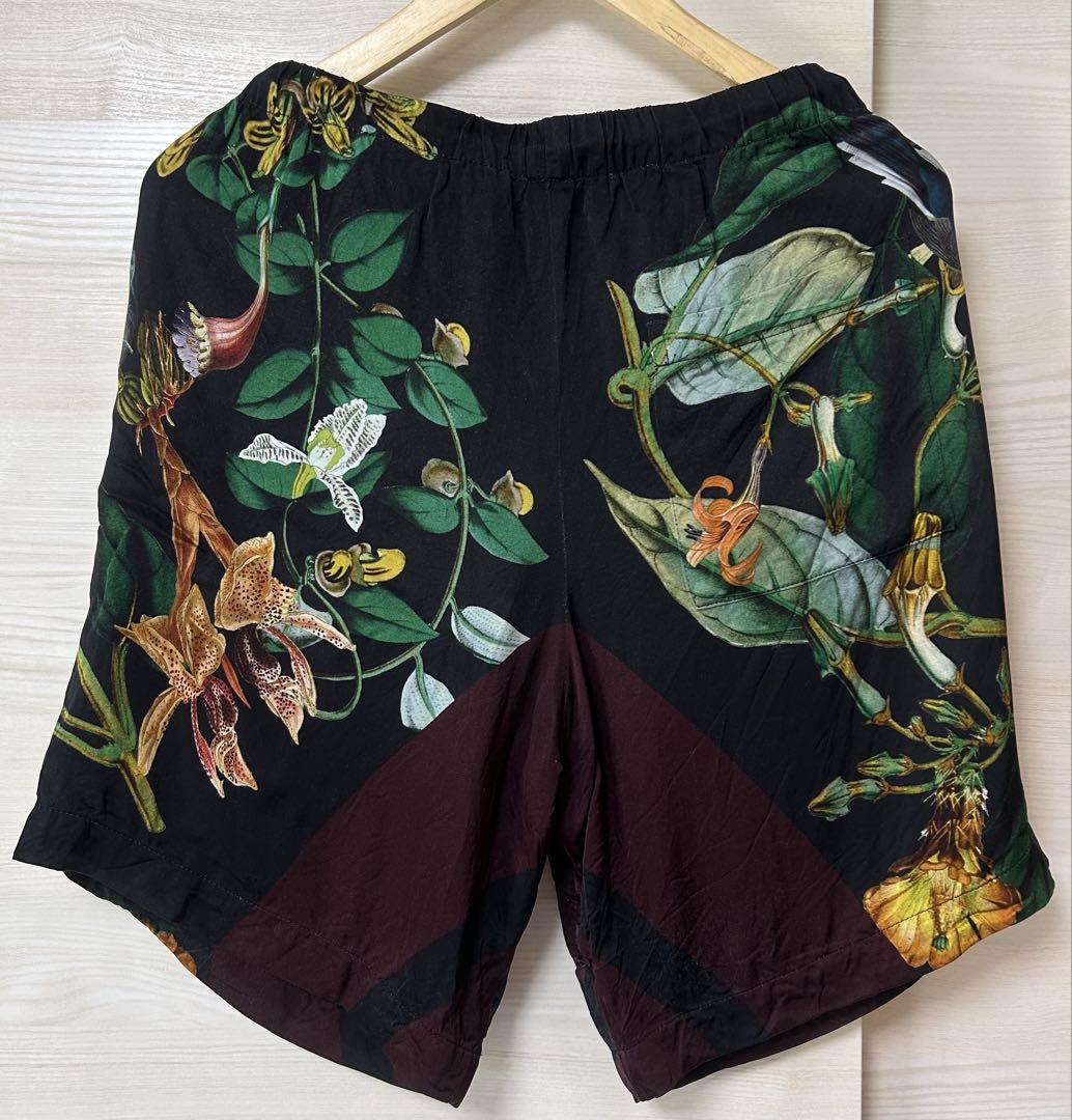 2023AW DRIES VAN NOTEN 植物柄ショーツ 46