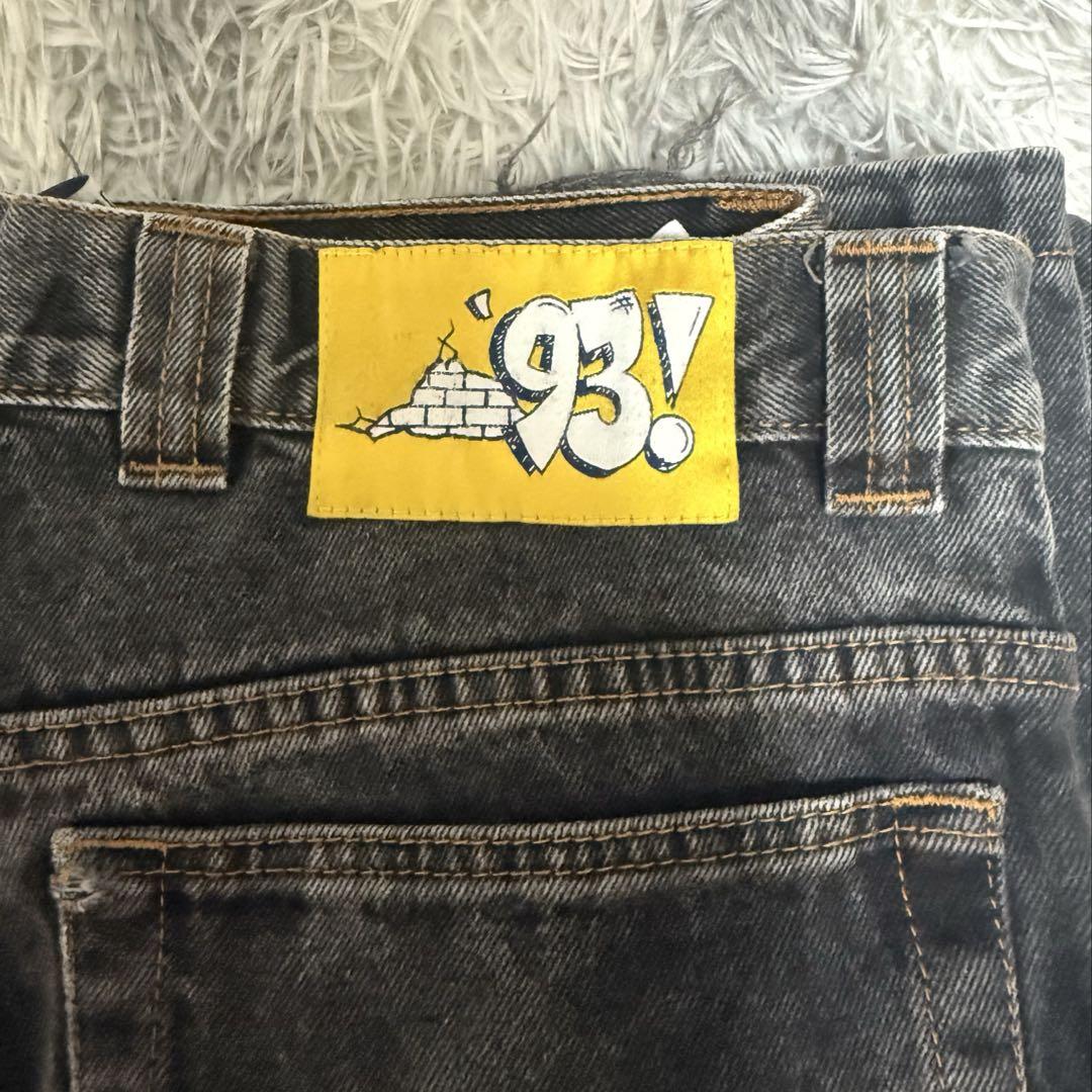 polar skate 93 washed black 32/30 正規品