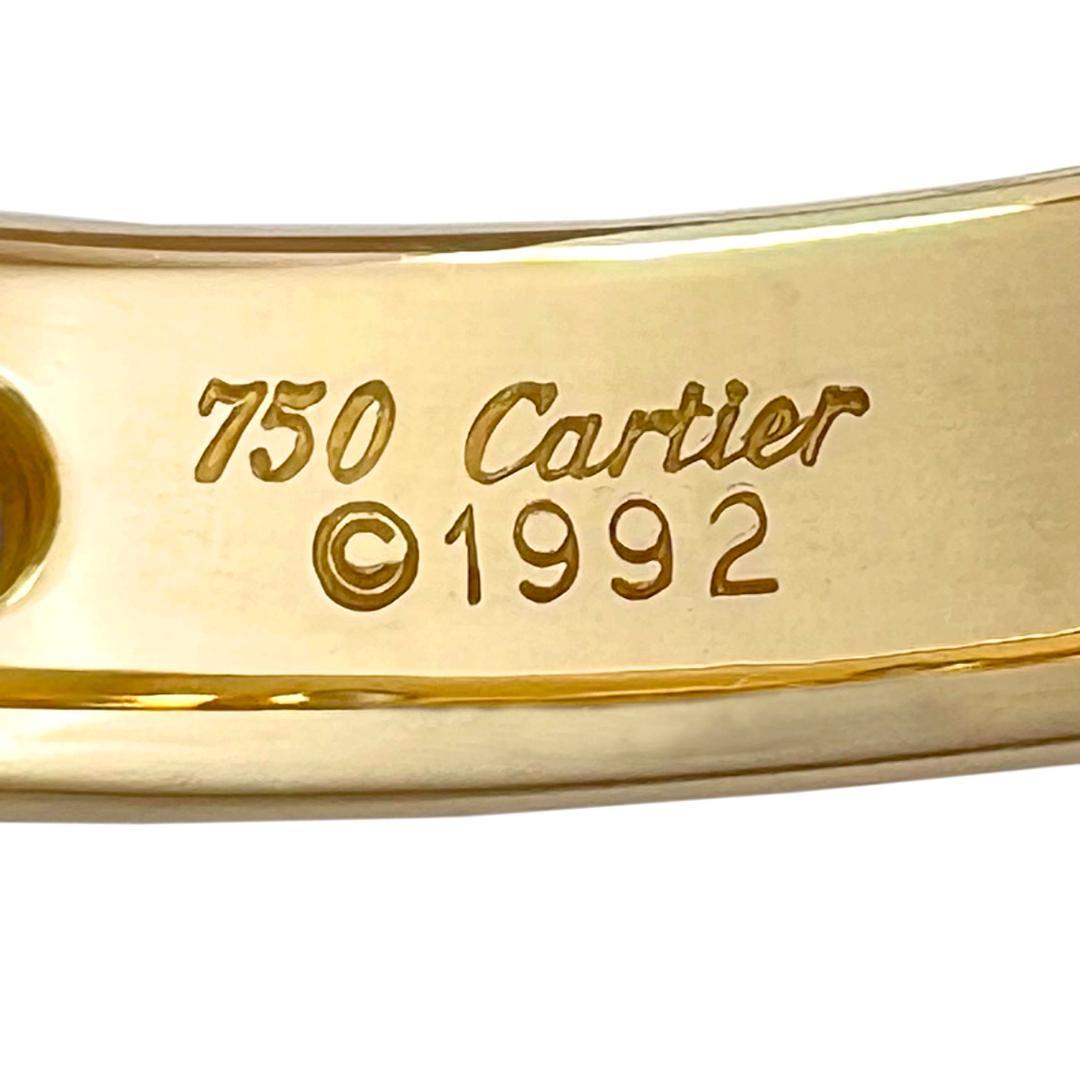 極美品　カルティエ　リング　ステラ　ダイヤ 6石　750　K18　YG　49