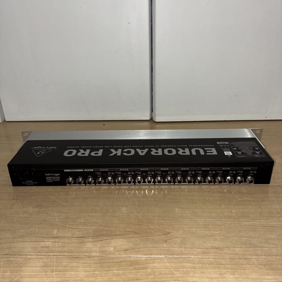 新ロゴBEHRINGER RX1602 EURORACK PROラインミキサー