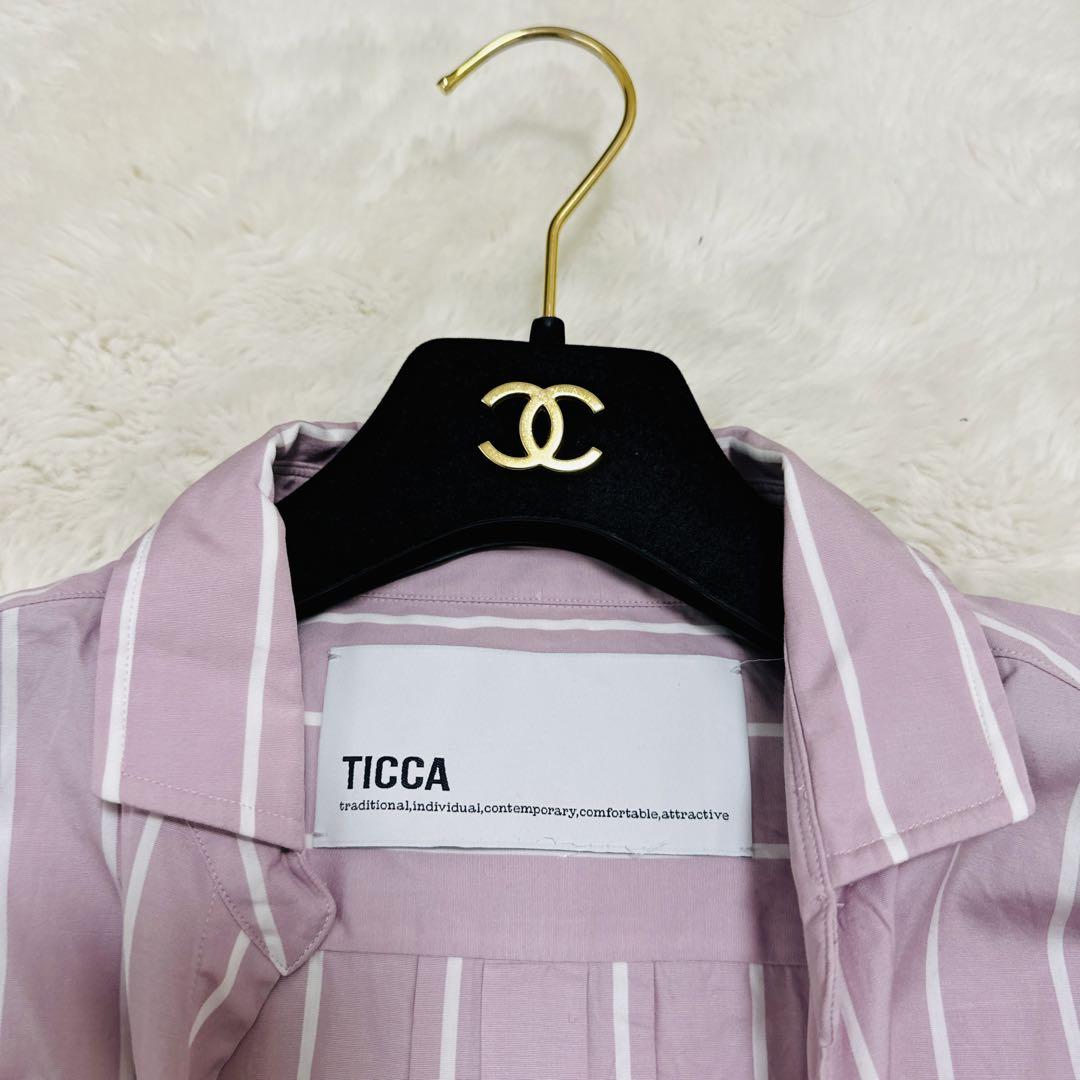 美品✨️ティッカ TICCA ソメロス社 バックスリット ストライプ