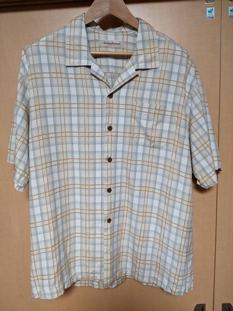 Tommy Bahama チェック柄 半袖シャツ