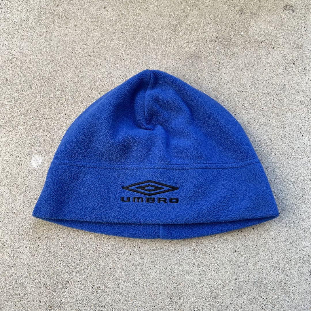 【00’s】UMBRO アンブロ　ビーニー　ニット帽　oasis イングランド