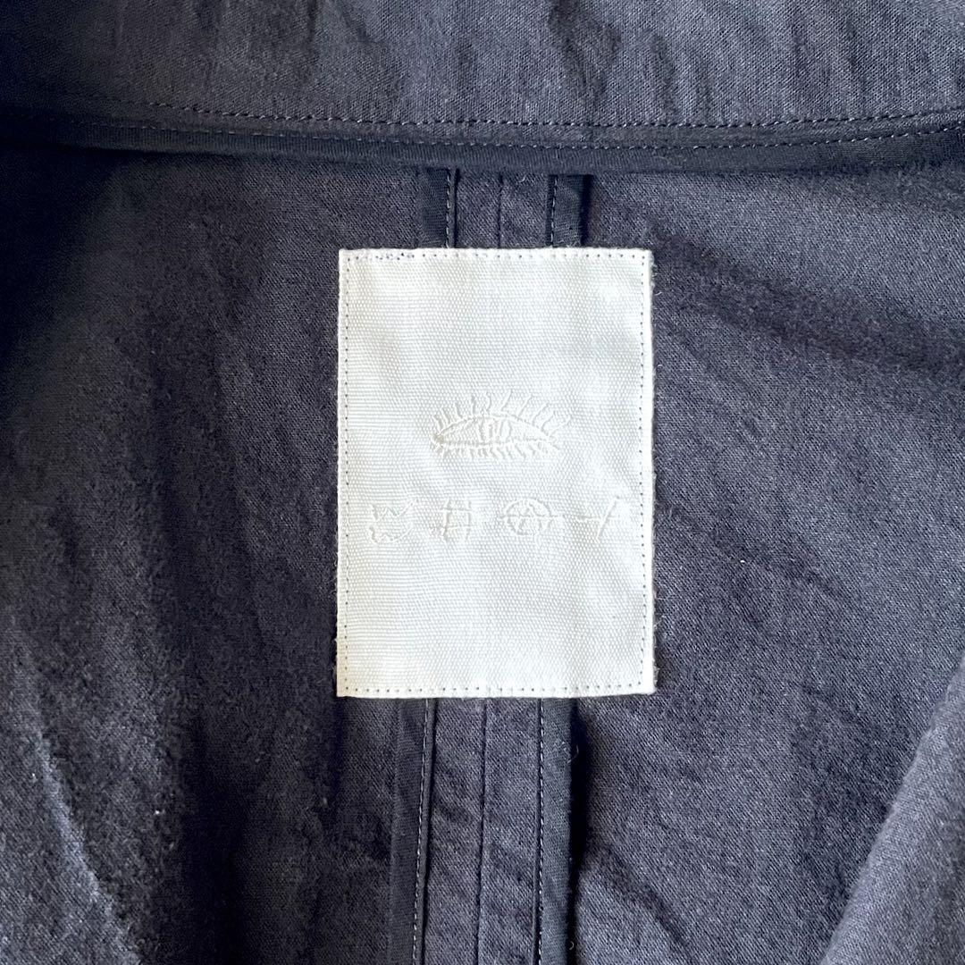 【極美品】 whowhat フーワット シャツジャケット IMA:ZINE 黒 画像4