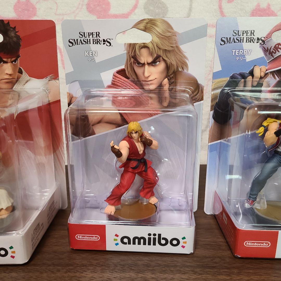 amiibo リュウ ケン テリー 未開封 大乱闘スマッシュブラザーズ