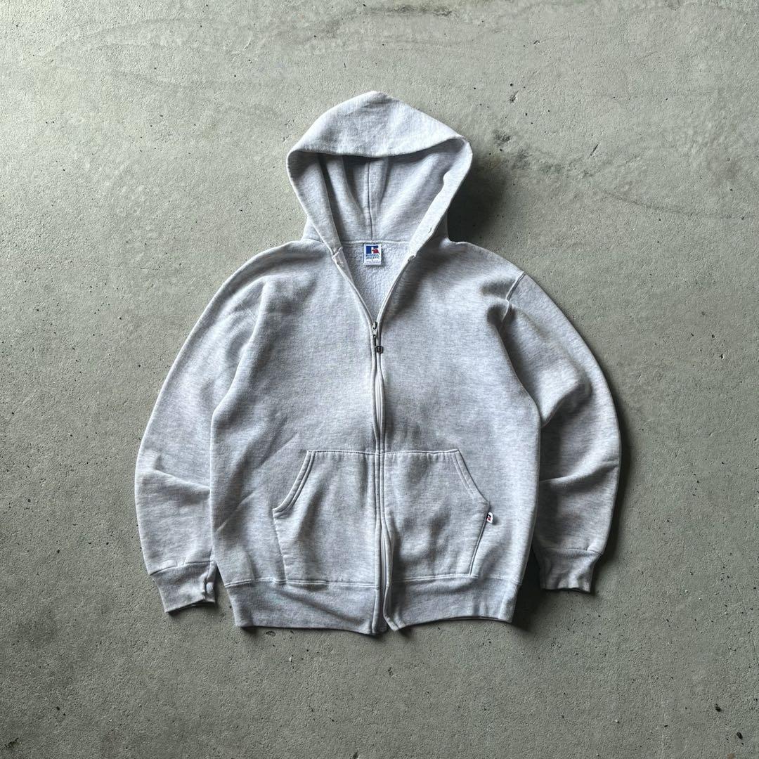 90s us made russel athletic zip hoodie