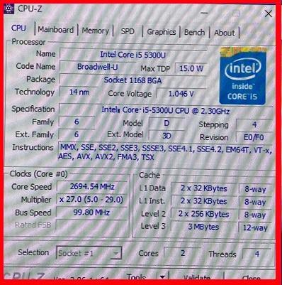 値下：Win10Pro Dライセンス+無線LAN付　NUC i5 5I5MYHE