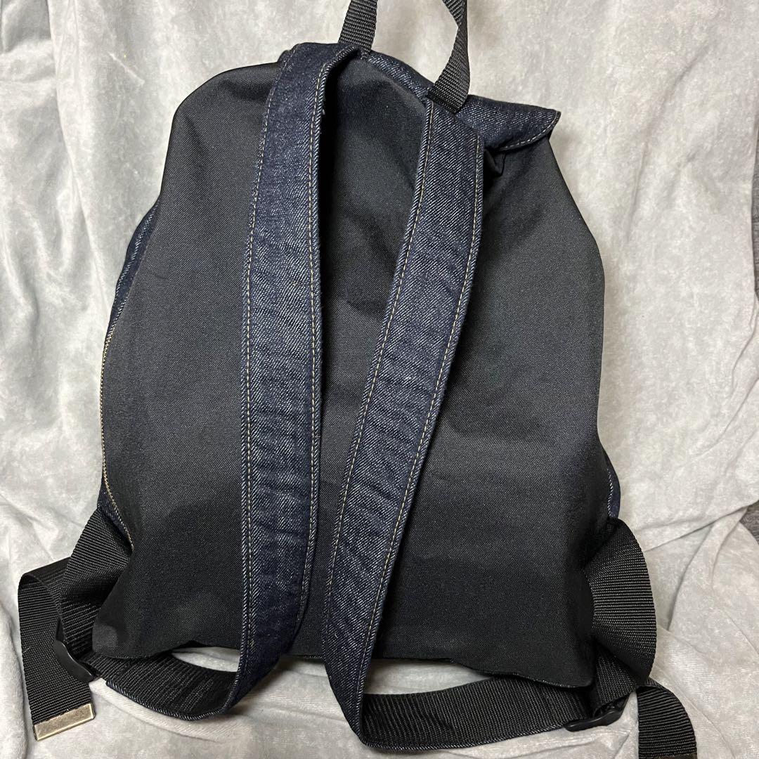 ayanokoji がま口バック　がま口リュック（大） デニムリュック