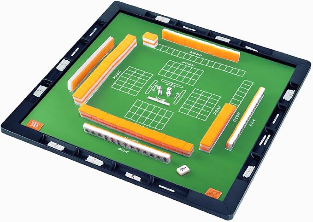 新品！麻雀マット　麻雀牌セット　ガイド付き　持ち運び便利　家庭用　旅行